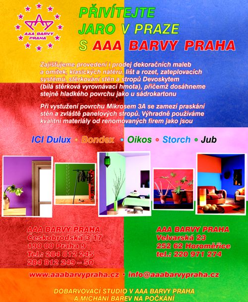 AAA barvy Praha