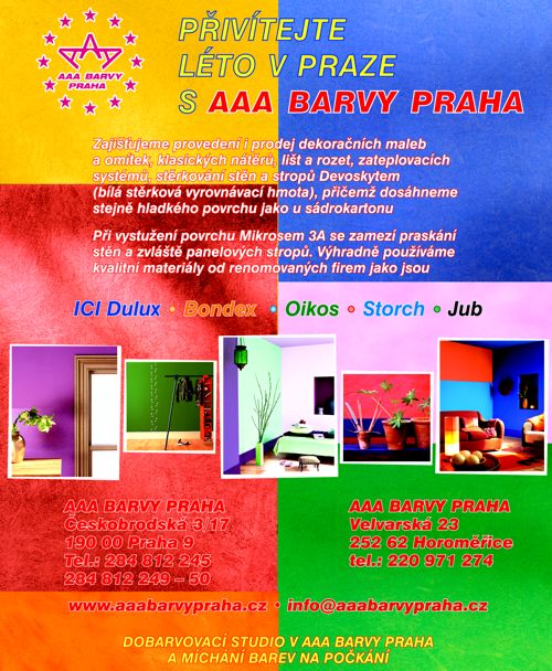 AAA barvy Praha